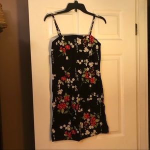Floral, sleeveless dress